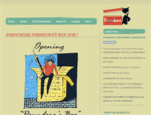 Tablet Screenshot of panndoraproductions.com